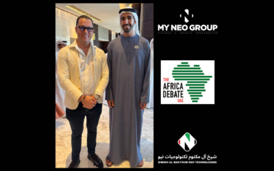 Prestigious Meeting at THE AFRICA DEBATE – UAE: Dr. Mickael Mosse and His Excellency Sheikh Shakhboot Nahyan Al Nahyan Among Influential Leaders Building Global Partnerships